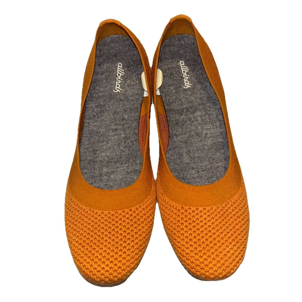 Allbirds Women's Tree Breezers Ballet Flats Orange Size 8.5 Great Condition